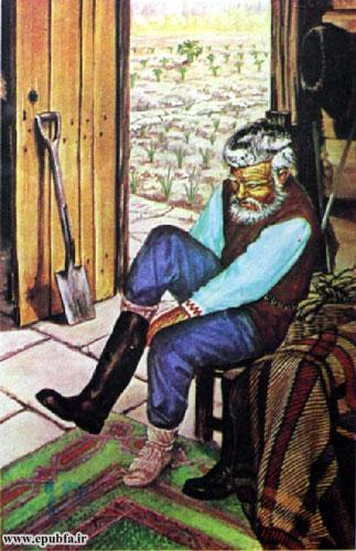 چکمههاشو به پا کرد، بیلشو برداشت و رفت سراغ شلغمها